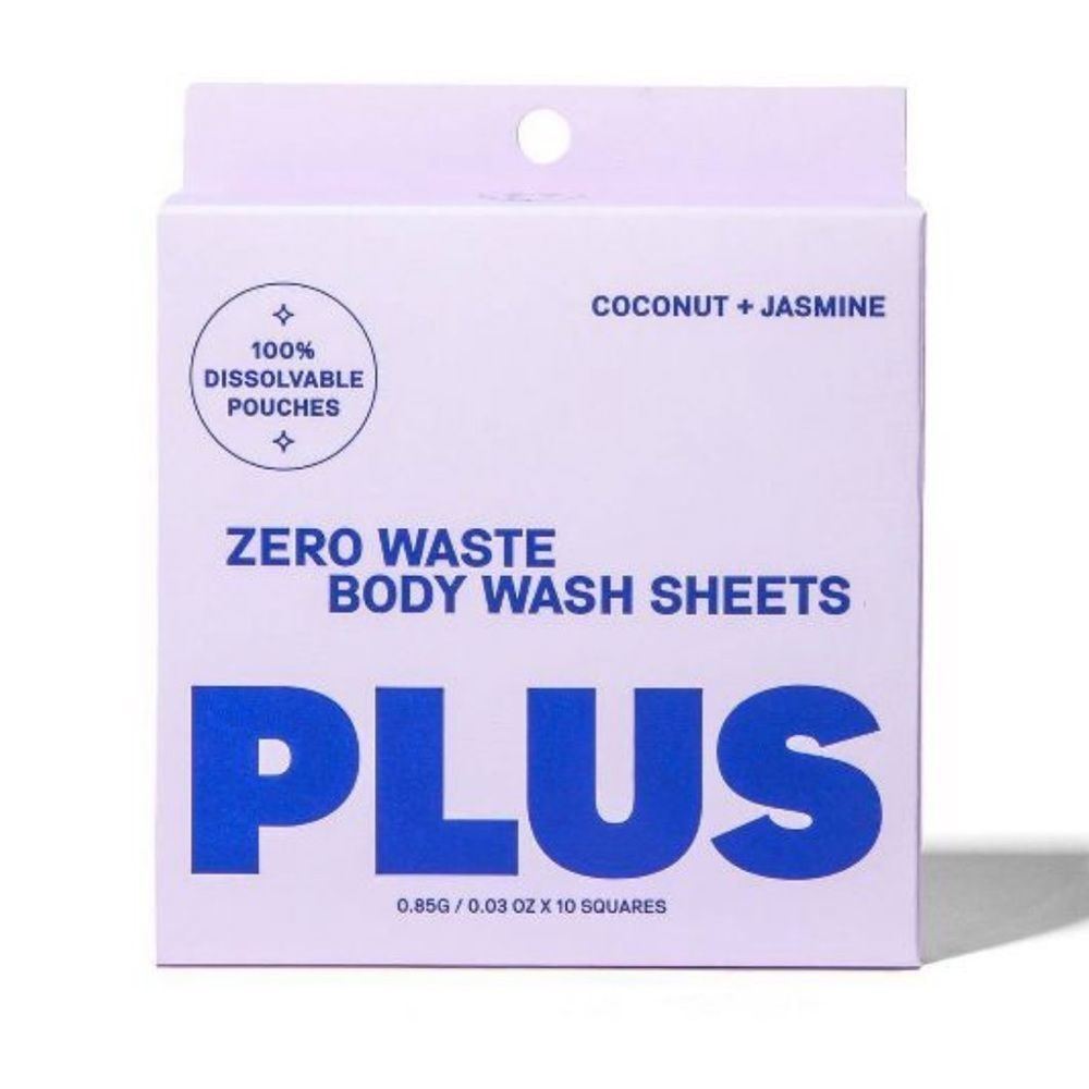 NIB PLUS Waves Body Wash Trial Size - 0.3oz/10ct Zero Waste Body Wash Sheets